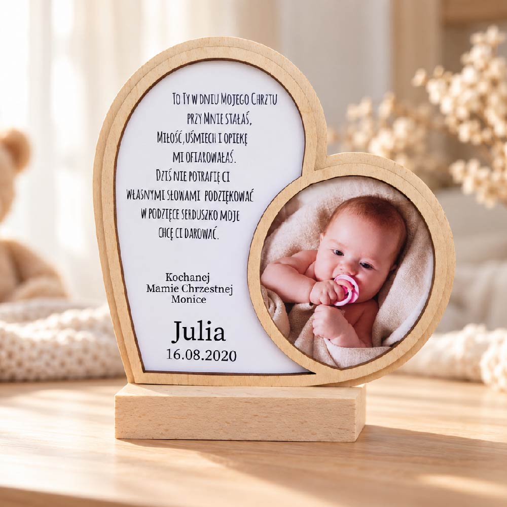 Statuetka Podziękowanie chrzest